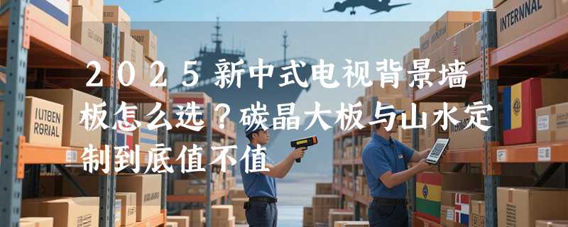 2025新中式电视背景墙板怎么选？碳晶大板与山水定制到底值不值