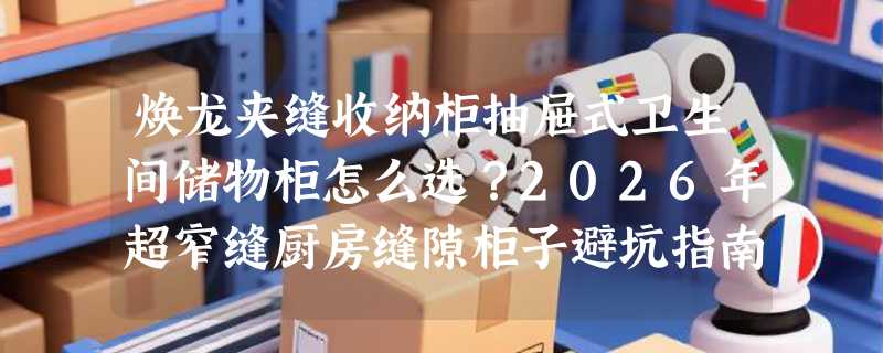 焕龙夹缝收纳柜抽屉式卫生间储物柜怎么选？2026年超窄缝厨房缝隙柜子避坑指南
