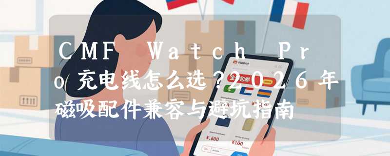 CMF Watch Pro充电线怎么选？2026年磁吸配件兼容与避坑指南