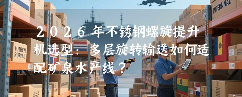 2026年不锈钢螺旋提升机选型：多层旋转输送如何适配矿泉水产线？
