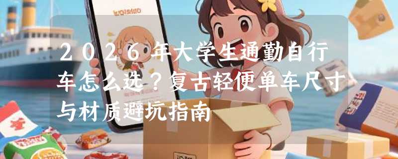 2026年大学生通勤自行车怎么选？复古轻便单车尺寸与材质避坑指南