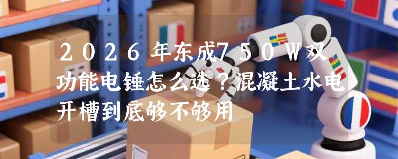 2026年东成750W双功能电锤怎么选？混凝土水电开槽到底够不够用