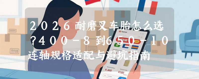 2026耐磨叉车胎怎么选？400-8到650-10连轴规格适配与避坑指南