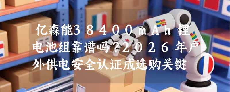 亿森能38400mAh锂电池组靠谱吗？2026年户外供电安全认证成选购关键