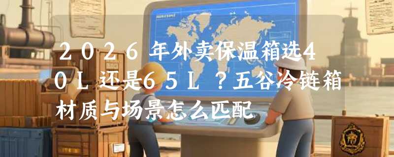2026年外卖保温箱选40L还是65L？五谷冷链箱材质与场景怎么匹配