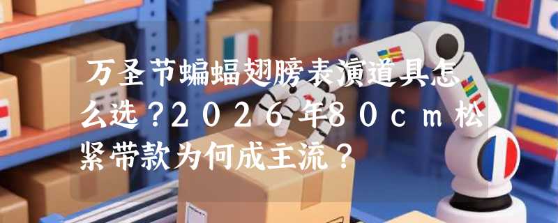 万圣节蝙蝠翅膀表演道具怎么选？2026年80cm松紧带款为何成主流？