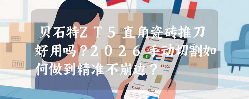 贝石特ZT5直角瓷砖推刀好用吗？2026手动切割如何做到精准不崩边？