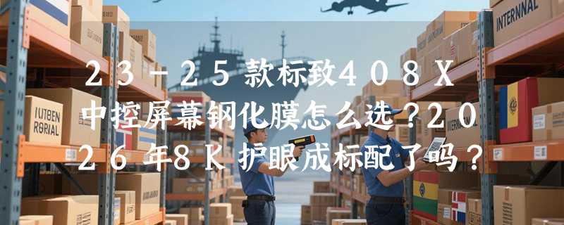 23-25款标致408X中控屏幕钢化膜怎么选？2026年8K护眼成标配了吗？