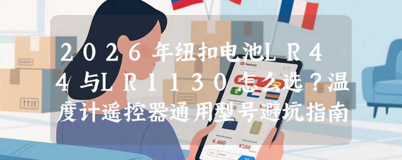 2026年纽扣电池LR44与LR1130怎么选？温度计遥控器通用型号避坑指南