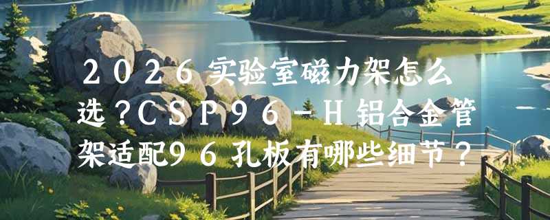 2026实验室磁力架怎么选？CSP96-H铝合金管架适配96孔板有哪些细节？