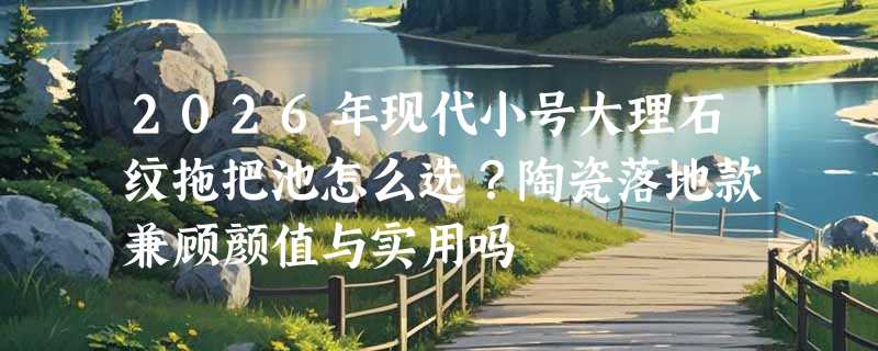 2026年现代小号大理石纹拖把池怎么选？陶瓷落地款兼顾颜值与实用吗
