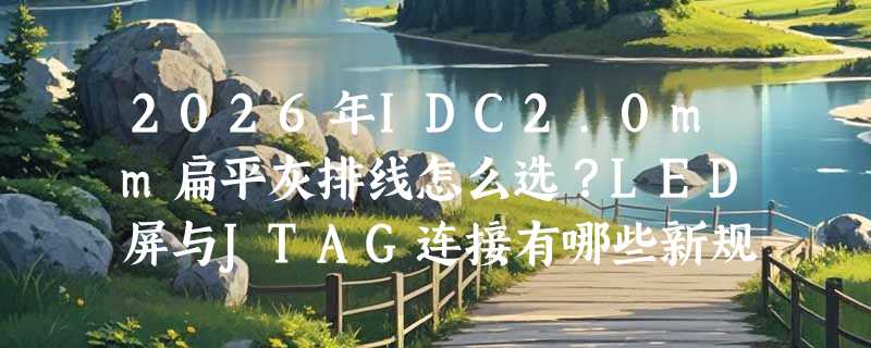 2026年IDC2.0mm扁平灰排线怎么选？LED屏与JTAG连接有哪些新规范？