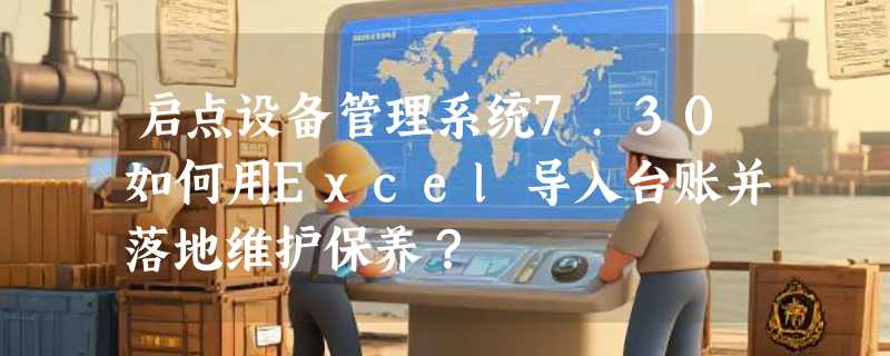 启点设备管理系统7.30如何用Excel导入台账并落地维护保养？