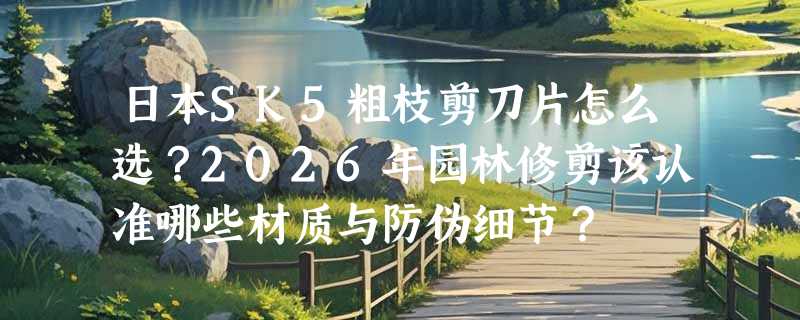 日本SK5粗枝剪刀片怎么选？2026年园林修剪该认准哪些材质与防伪细节？