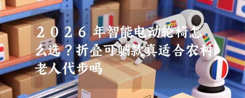 2026年智能电动轮椅怎么选？折叠可躺款真适合农村老人代步吗