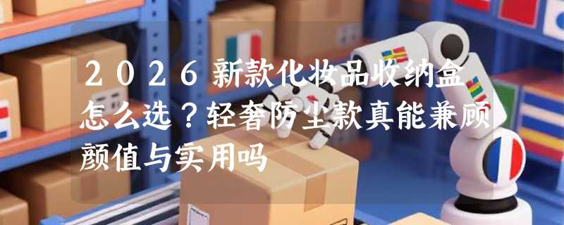 2026新款化妆品收纳盒怎么选？轻奢防尘款真能兼顾颜值与实用吗