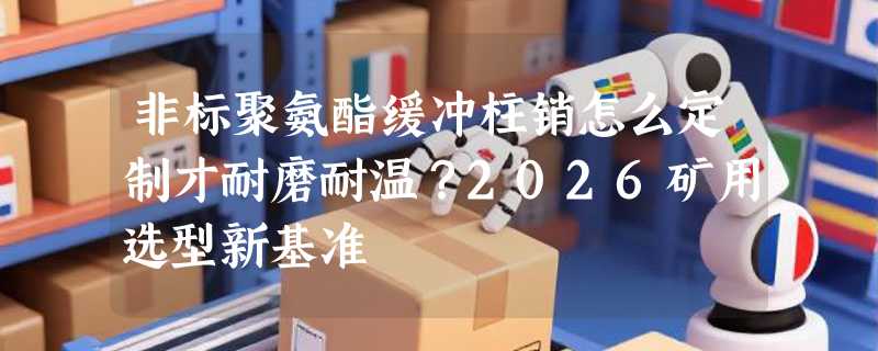 非标聚氨酯缓冲柱销怎么定制才耐磨耐温？2026矿用选型新基准