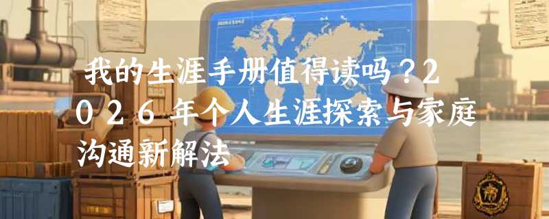 我的生涯手册值得读吗？2026年个人生涯探索与家庭沟通新解法