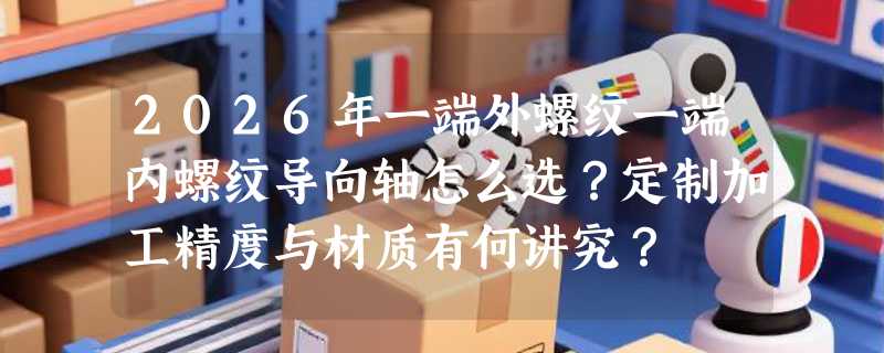 2026年一端外螺纹一端内螺纹导向轴怎么选？定制加工精度与材质有何讲究？