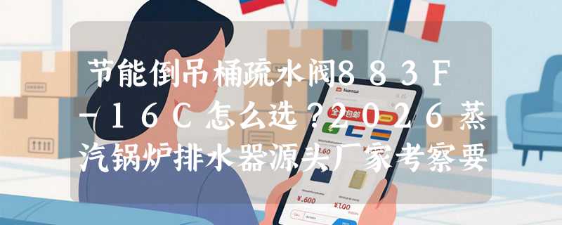 节能倒吊桶疏水阀883F-16C怎么选？2026蒸汽锅炉排水器源头厂家考察要点