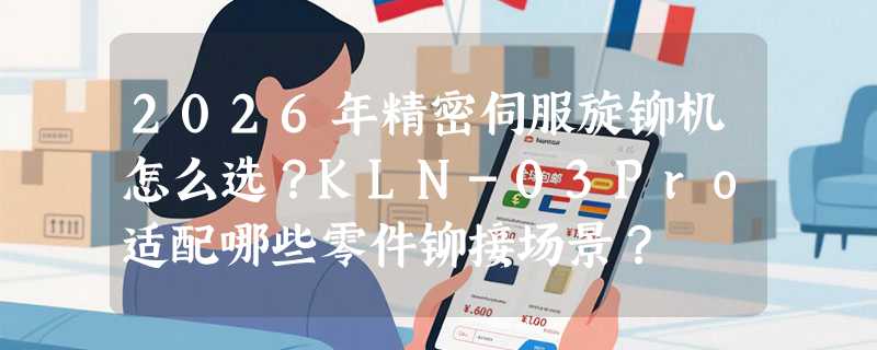 2026年精密伺服旋铆机怎么选？KLN-03Pro适配哪些零件铆接场景？