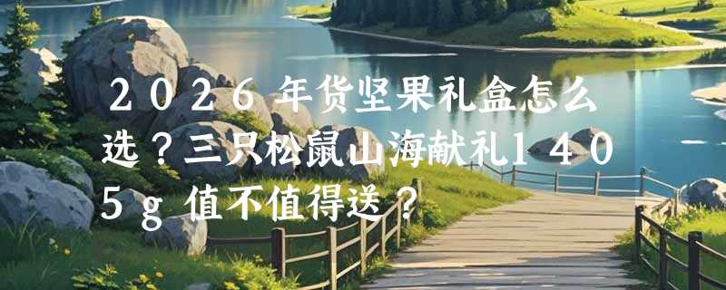 2026年货坚果礼盒怎么选？三只松鼠山海献礼1405g值不值得送？