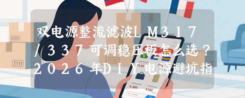 双电源整流滤波LM317/337可调稳压板怎么选？2026年DIY电源避坑指南