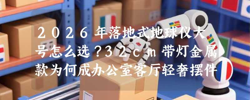 2026年落地式地球仪大号怎么选？32cm带灯金属款为何成办公室客厅轻奢摆件首选