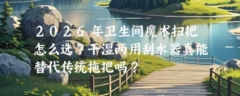 2026年卫生间魔术扫把怎么选？干湿两用刮水器真能替代传统拖把吗？