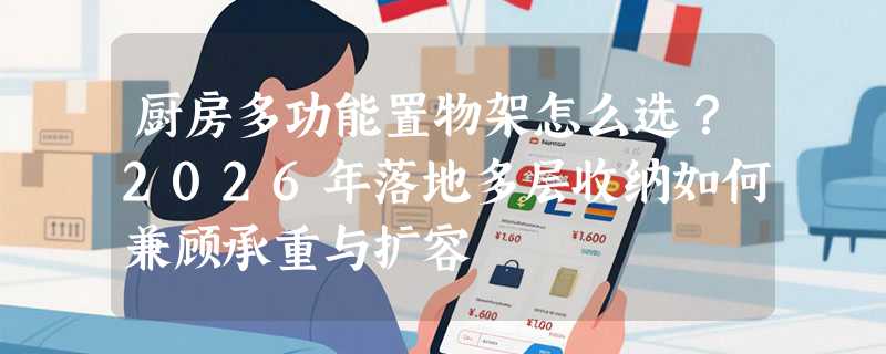 厨房多功能置物架怎么选？2026年落地多层收纳如何兼顾承重与扩容