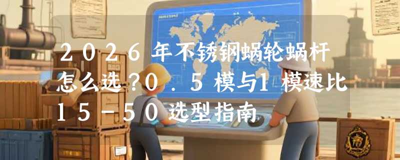 2026年不锈钢蜗轮蜗杆怎么选？0.5模与1模速比15-50选型指南