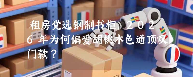 租房党选钢制书柜，2026年为何偏爱胡桃木色通顶双门款？