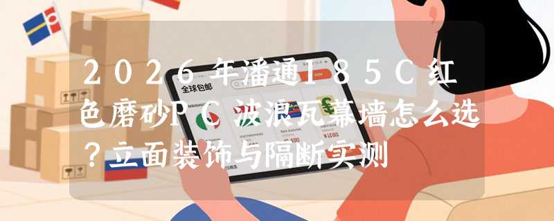 2026年潘通185C红色磨砂PC波浪瓦幕墙怎么选？立面装饰与隔断实测
