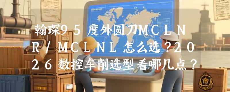 翰琛95度外圆刀MCLNR/MCLNL怎么选？2026数控车削选型看哪几点？