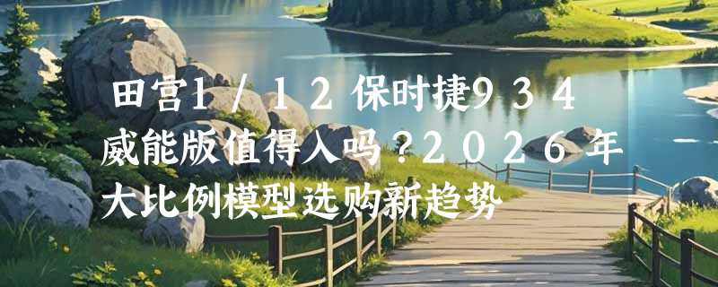 田宫1/12保时捷934威能版值得入吗？2026年大比例模型选购新趋势