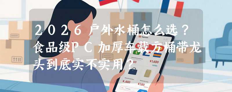 2026户外水桶怎么选？食品级PC加厚车载方桶带龙头到底实不实用？