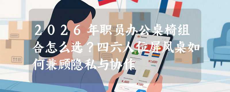 2026年职员办公桌椅组合怎么选？四六人位屏风桌如何兼顾隐私与协作