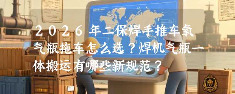 2026年二保焊手推车氧气瓶拖车怎么选？焊机气瓶一体搬运有哪些新规范？