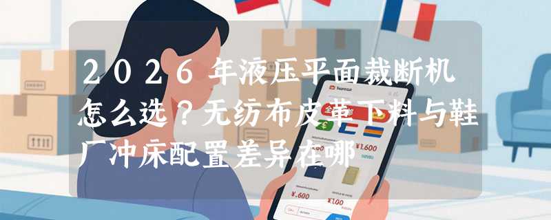 2026年液压平面裁断机怎么选？无纺布皮革下料与鞋厂冲床配置差异在哪