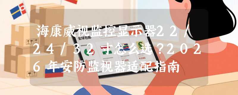 海康威视监控显示器22/24/32寸怎么选？2026年安防监视器适配指南