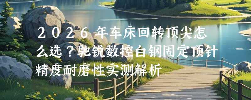 2026年车床回转顶尖怎么选？驰锐数控白钢固定顶针精度耐磨性实测解析