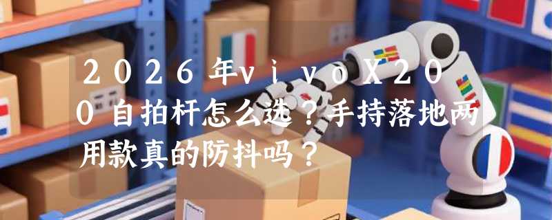 2026年vivoX200自拍杆怎么选？手持落地两用款真的防抖吗？