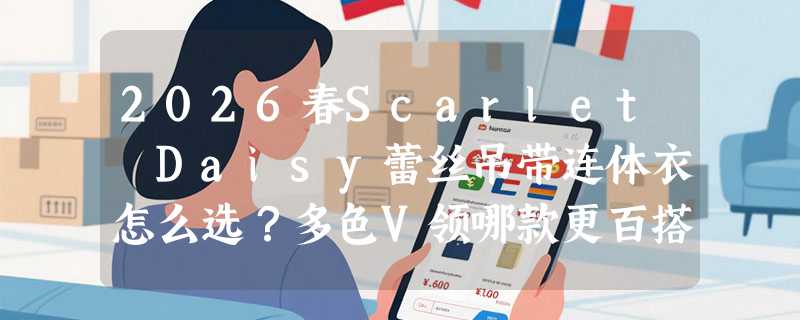 2026春Scarlet Daisy蕾丝吊带连体衣怎么选？多色V领哪款更百搭舒适？