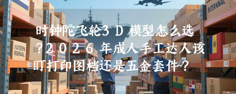 时钟陀飞轮3D模型怎么选？2026年成人手工达人该盯打印图档还是五金套件？