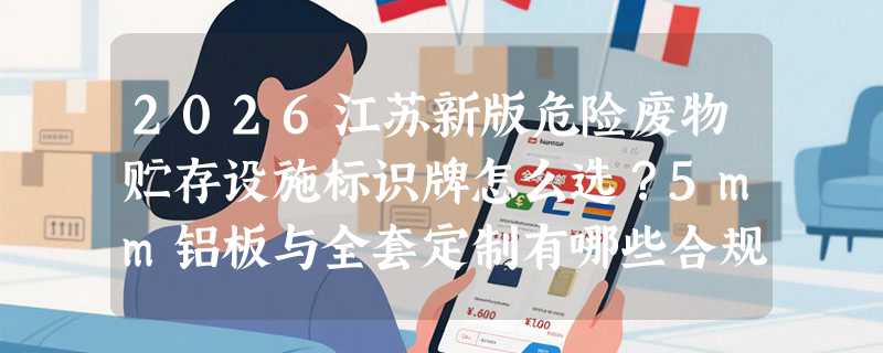 2026江苏新版危险废物贮存设施标识牌怎么选？5mm铝板与全套定制有哪些合规要点？