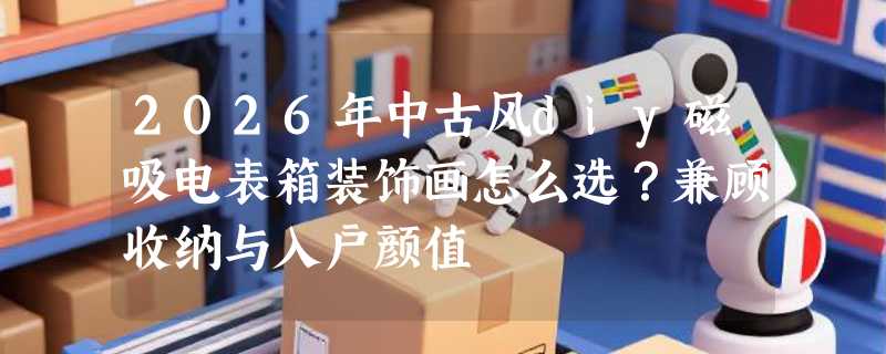 2026年中古风diy磁吸电表箱装饰画怎么选？兼顾收纳与入户颜值