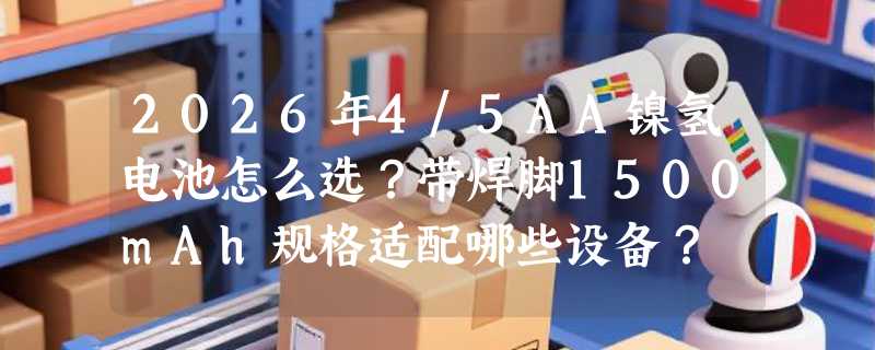 2026年4/5AA镍氢电池怎么选？带焊脚1500mAh规格适配哪些设备？