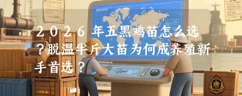 2026年五黑鸡苗怎么选？脱温半斤大苗为何成养殖新手首选？