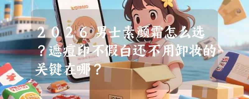 2026男士素颜霜怎么选？遮痘印不假白还不用卸妆的关键在哪？