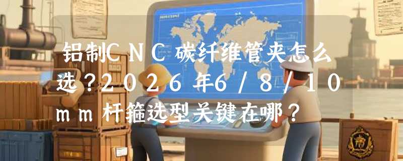 铝制CNC碳纤维管夹怎么选？2026年6/8/10mm杆箍选型关键在哪？
